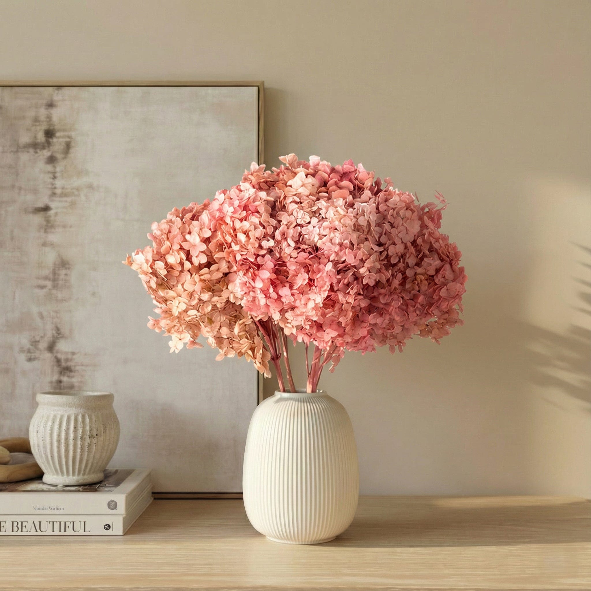 Rosa Hortensienstrauß