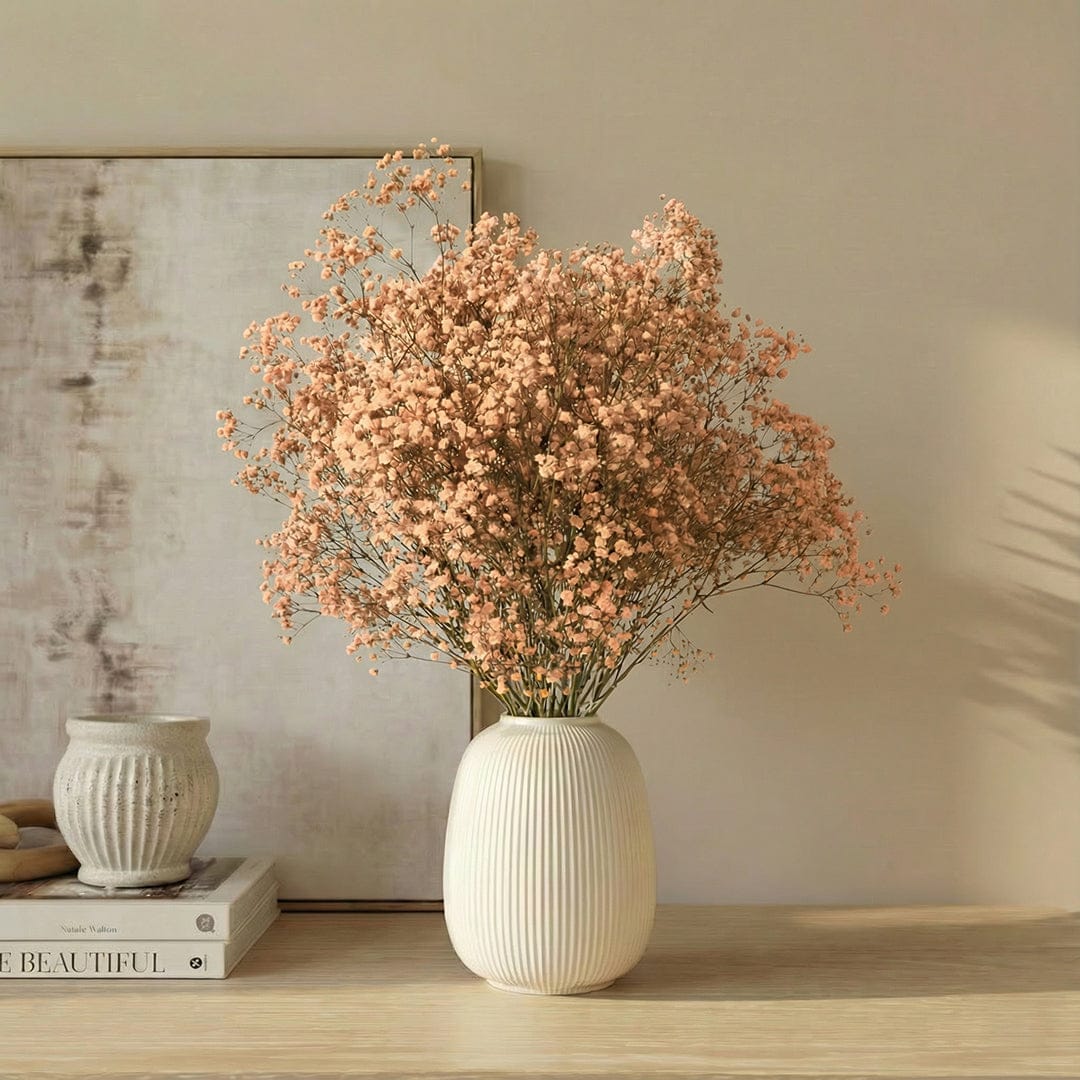 Mazzo di gypsophila rosa chiaro