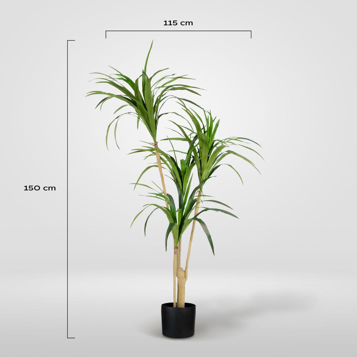 Planta artificial dracaena 115 cm